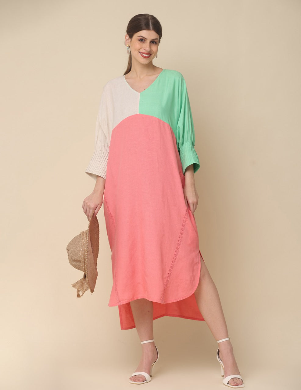 Urban Chic A-Line Dress Pink