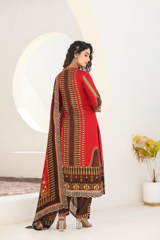 The Artistic Red suit set