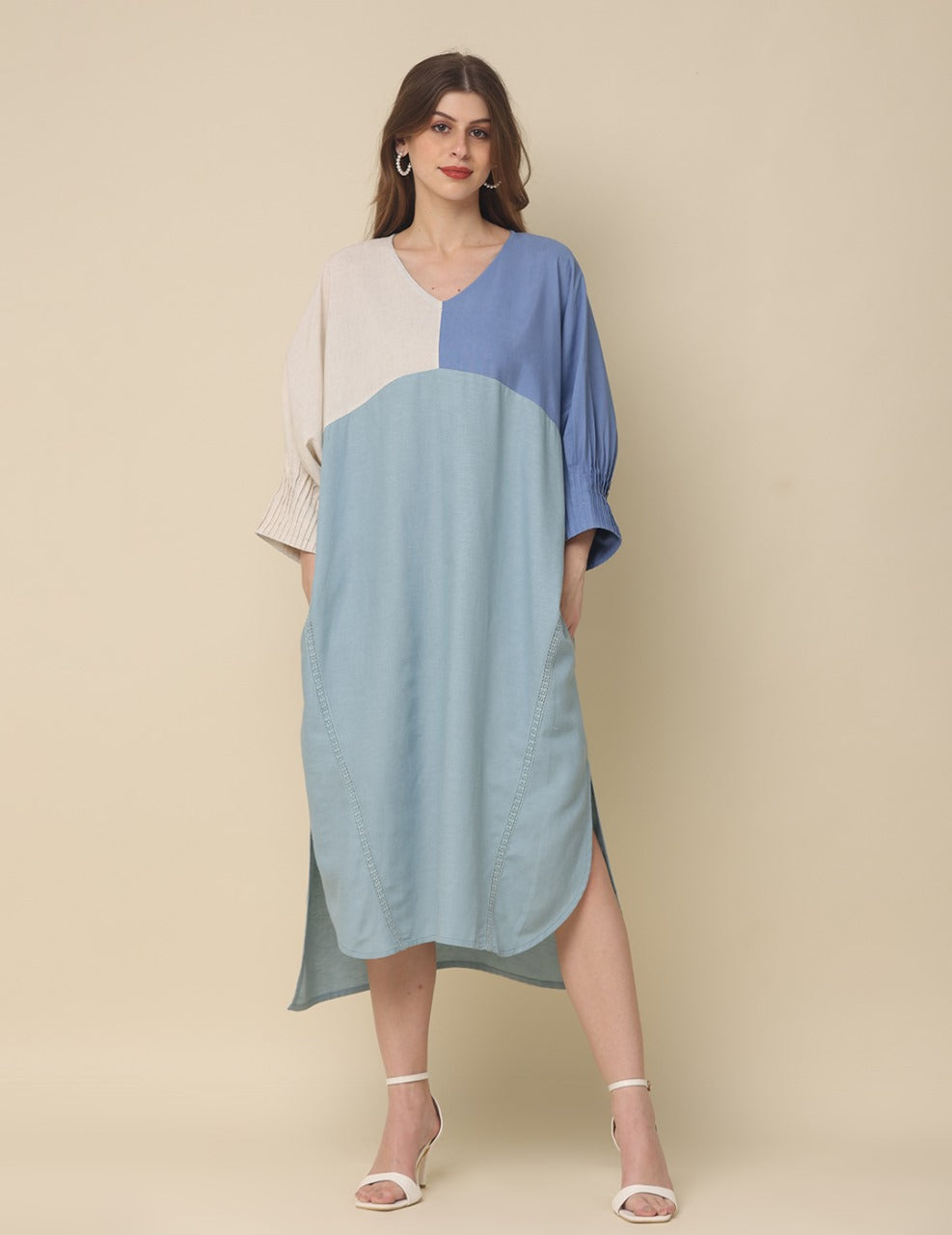 Urban Chic A-Line Dress Blue