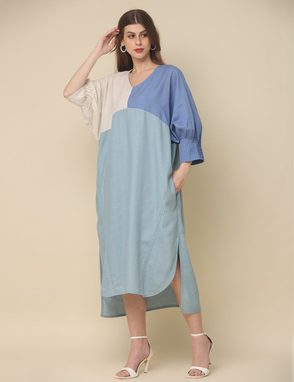 Urban Chic A-Line Dress Blue