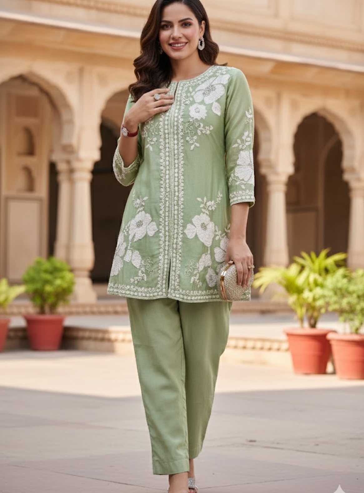 Sage Glow Kurta