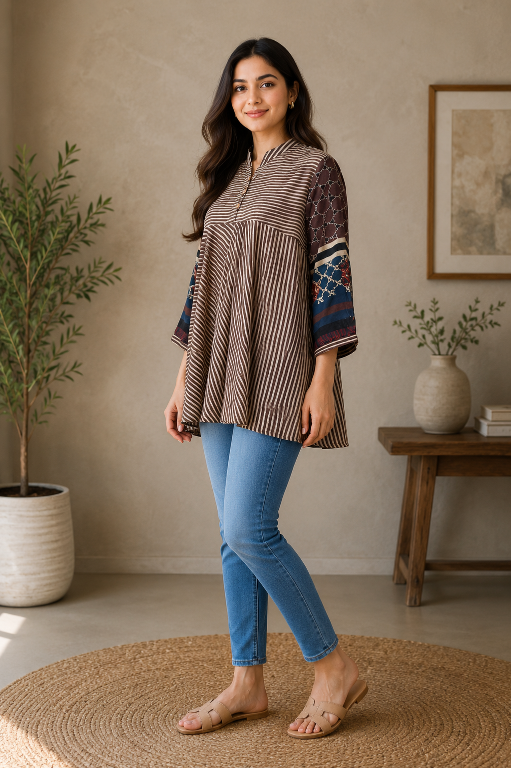 Meadow Stripe Heritage Tunic