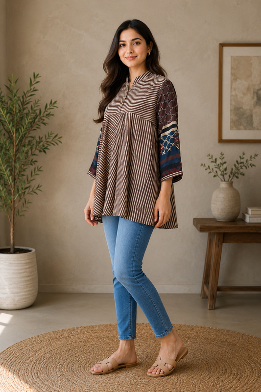 Meadow Stripe Heritage Tunic