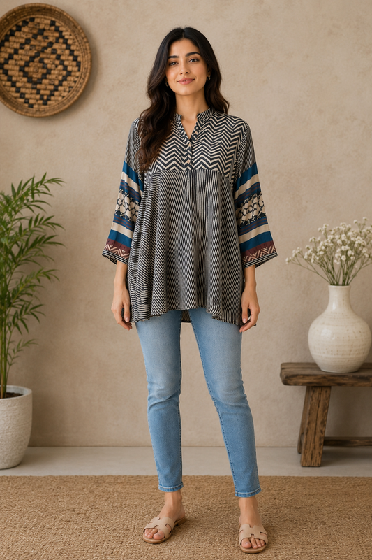 Meadow Stripe Heritage Tunic