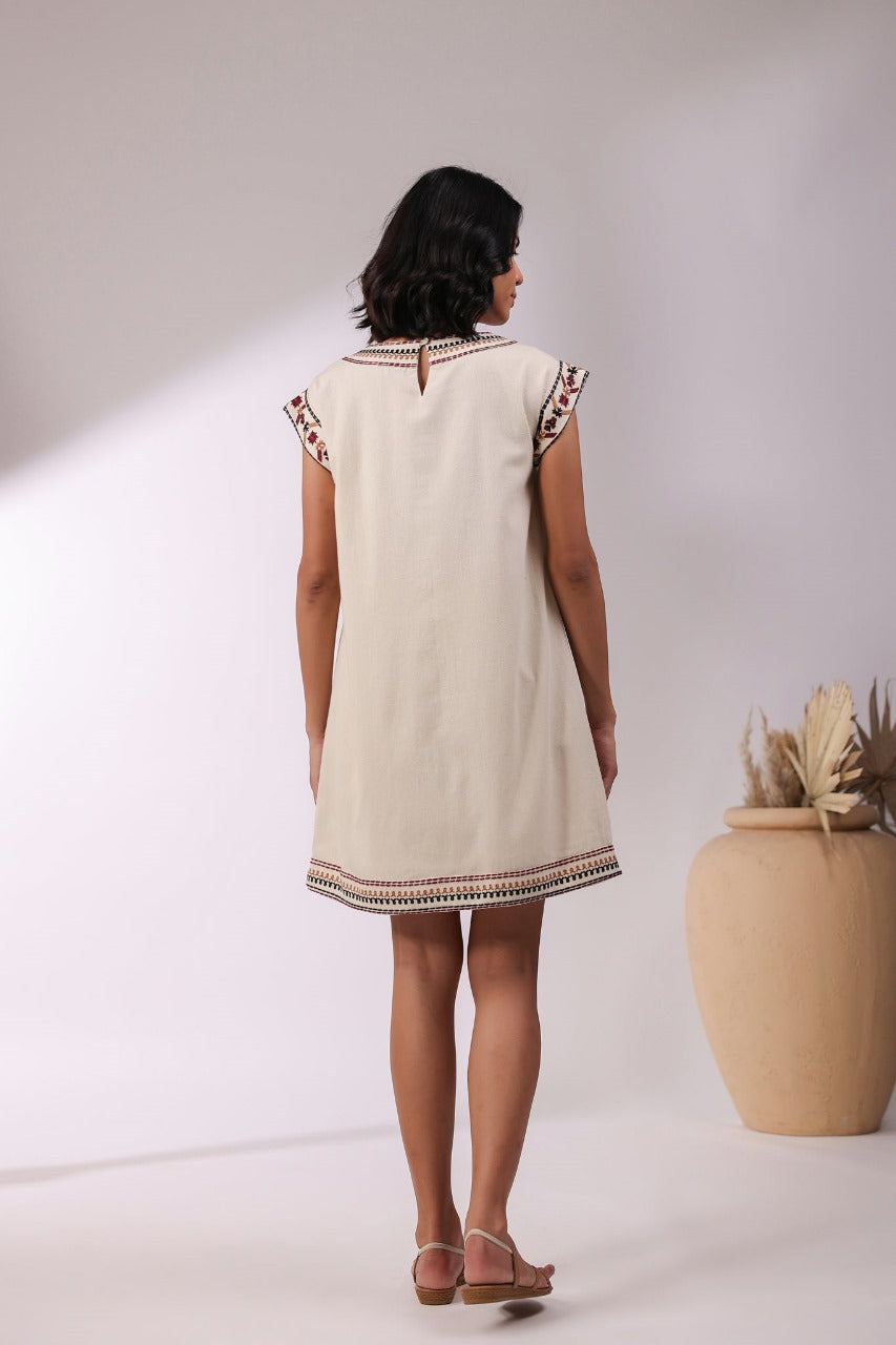 Embroidered Elegance One-Piece Dress for Women