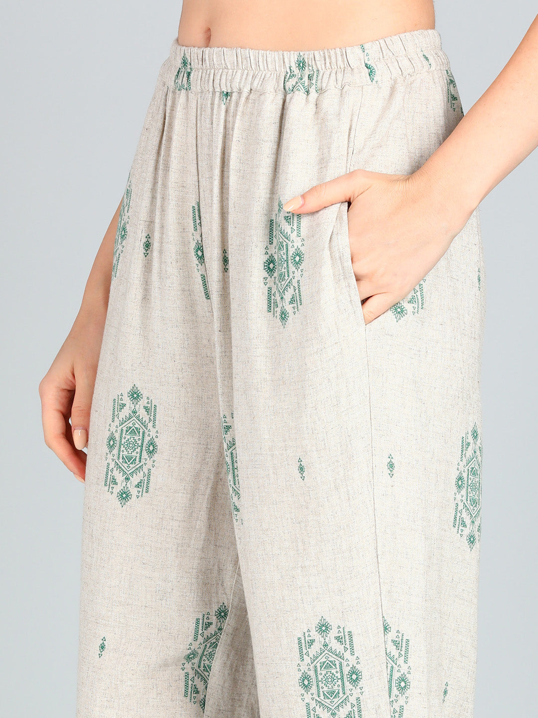 Linen etheral pant set