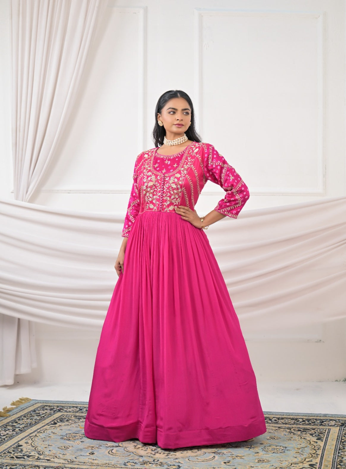 Rani Noor Anarkali Set