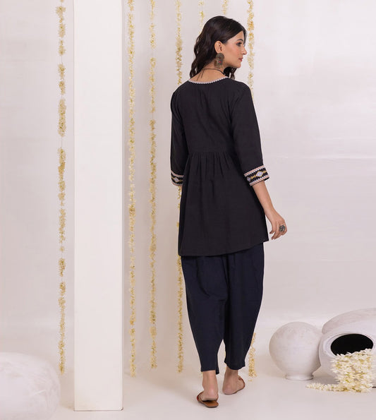 Peplum boho pant cordset