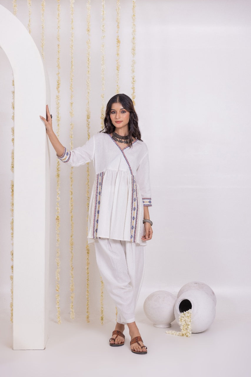 Peplum boho pant cordset