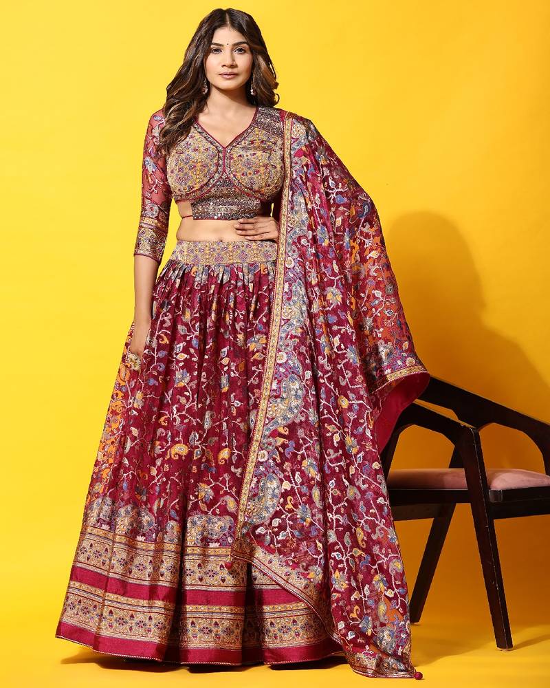 Starlit Serenity lehenga