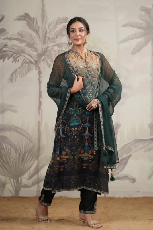 Nilima Peacock suit set