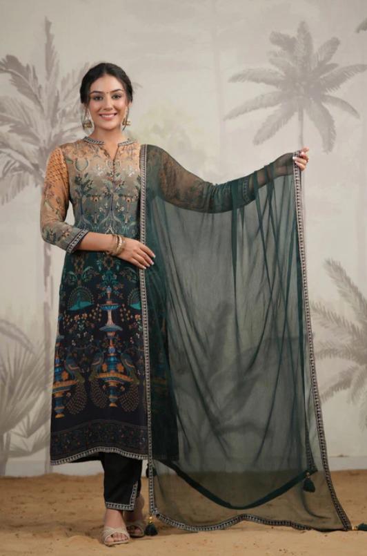 Nilima Peacock suit set