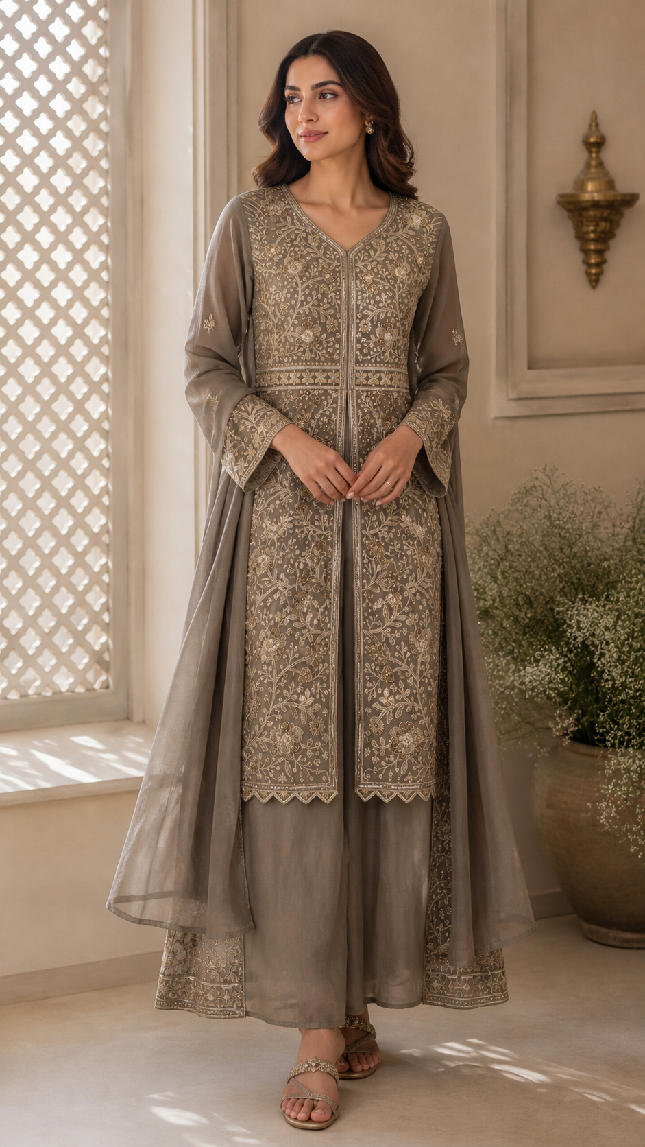 Nikashri Zarin Aangan Set