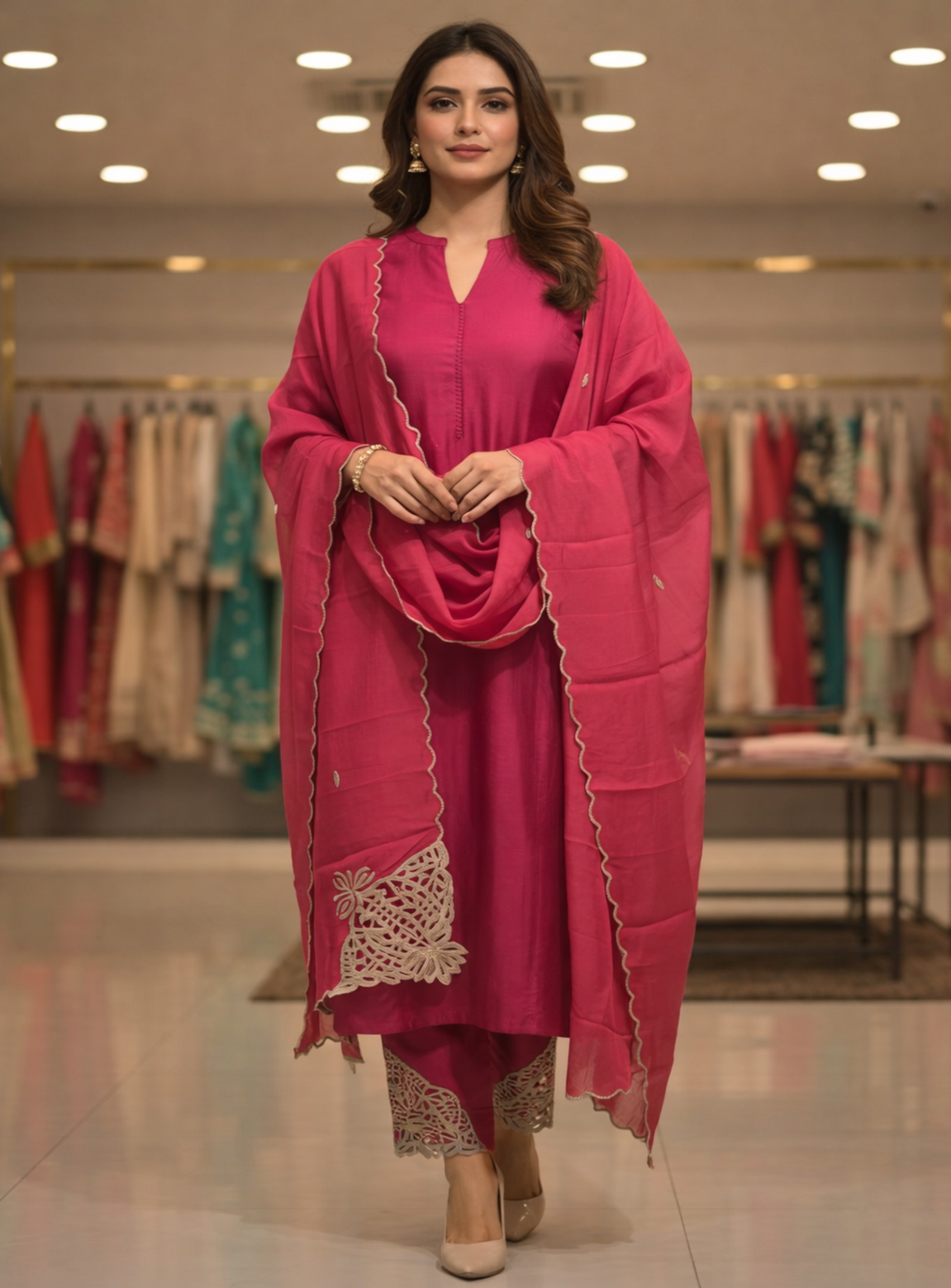 Rose Lace Elegance Set