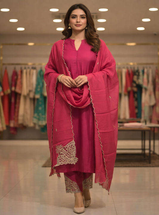 Rose Lace Elegance Set